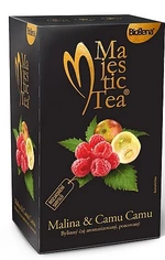 Biogena Majestic Tea Malina & Camu Camu bylinný čaj 20 x 2.5 g