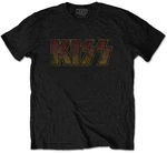 Kiss Koszulka Vintage Classic Logo Unisex Czarny S