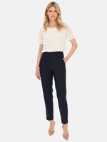 Potis & Verso Woman's Trousers Classic Navy Blue