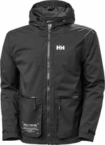 Helly Hansen Men's Move Hooded Rain Jacket Black M Chaqueta para exteriores