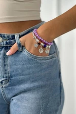 Bracelet SL519-89 purple