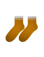 Socks Bratex D-005 Women Women's Winter Half-Terry Fabric Pattern 36-41 yellow 024