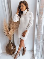 Women's long sweater FUERTA white Dstreet from