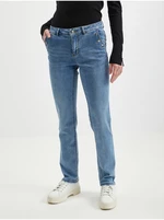 Light blue women's straight fit jeans ORSAY