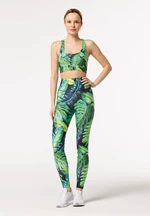 Bittersweet Paris Woman's Tropical High Waist Leggings CPW-HL-PR BSP184