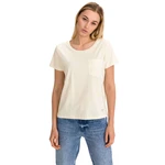 Lee T-shirt Sustainable Tee Ecru Mele - Women