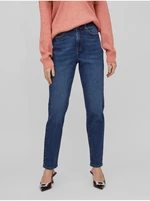 Dark Blue Women Mom Jeans VILA Naomi - Women