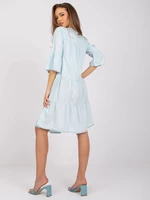 Light blue dress above the knee SUBLEVEL