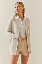 XHAN Beige Casual Thessaloniki Knitted Cardigan 4KXK3-47829-25