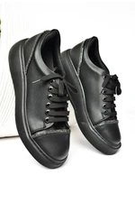 Fox Shoes P274049309 Black/Black Stone Detailed Sports Shoes Sneakers Fox Shoes P274049309 Black/Black Stone Detailed Sports Shoes Sneakers