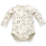 Pinokio Kids's Secret Forest Buttoned Longsleeve Bodysuit