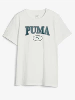 Krémové chlapčenské tričko Puma Squad