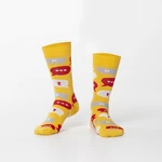 Yellow men's socks in the news