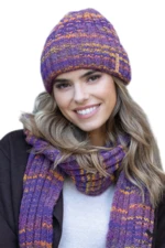 Set da donna Kamea Kamea_Set_Hat&Scarf_K.21.236.14_Violet