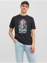 Black Men's T-Shirt Jack & Jones After Life - Men