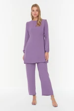 Trendyol Purple Hijab Bottom-Top Set