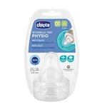 Chicco Perfect 5 Dudlík na láhev Perfect 5/Well-Being pomalý průtok 0m+ 2 ks Chicco Perfect 5 Dudlík na láhev Perfect 5/Well-Being pomalý průtok 0m+ 2 ks