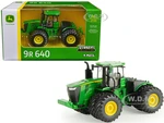 John Deere 9R 640 Tractor with Dual Wheels Green "Prestige Collection" Series 1/64 Diecast Model by ERTL TOMY