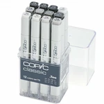 Sada markerů Copic Classic 12ks Toner Gray