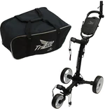 Axglo TriLite 3-Wheel SET Black/White Cărucior de golf manual