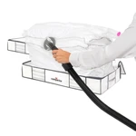 Zestaw 2 białych organizerów pod łóżko z workiem próżniowym Compactor XLarge Underbed Life, 105x15,5 cm