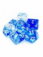 Chessex Sada kostek Chessex Nebula Dark Blue/White Polyhedral 7-Die Set