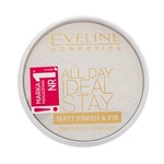 Eveline All Day Ideal Stay Matt Finish & Fix Pressed Powder transparentný púder so zmatňujúcim účinkom White 12 g
