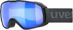 UVEX Xcitd Black Mat Mirror Blue/CV Green Ochelari pentru schi