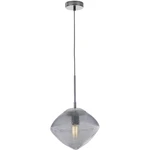 ECO-Light GREENWICH I-GREENWICH-E-S1 BLU závesné svietidlo  E27  60 W morská modrá, chróm