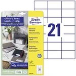 Avery-Zweckform 3652-10 etikety 70 x 42.3 mm papír bílá 210 ks permanentní univerzální etikety inkoust, laser, kopie 10 Blatt A4