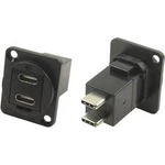 XLR adaptér USB-C™ zásuvka na USB-C™ zástrčka adaptér, vestavný Cliff 1 ks