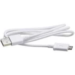 Kabel pro mobilní telefon Samsung ECBDU4AWE, [1x USB zástrčka (M) - 1x microUSB zástrčka], 1.00 m, bílá