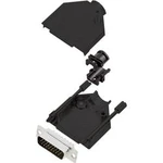 D-SUB zástrčka encitech DTZK15-BK-HDP26-K, 180 °, pólů 26, pájecí kalíšek, 1 ks