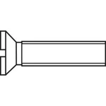 Zápustný šroub TOOLCRAFT 889736, N/A, M4, 25 mm, ocel, 1 ks