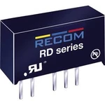 DC/DC měnič Recom RD-2412D (10000235), vstup 24 V/DC, výstup ±12 V/DC, ±84 mA, 2 W