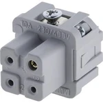 Konektorová vložka, zásuvka Amphenol C146 10B003 002 4-1, 3 + PE, šroubovací, 1 ks