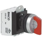 Otočný přepínač BACO L21KG20E, 1x 45 °, 600 V, 10 A, šroubovací, zelená