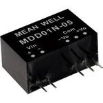 DC/DC měnič napětí, modul Mean Well MDD01M-15, 34 mA, 1 W, Počet výstupů 2 x