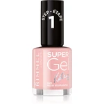 Rimmel Super Gel By Kate gelový lak na nehty bez užití UV/LED lampy odstín 021 New Romantic 12 ml