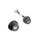 Konektor USB 2.0 Typ A s 5 cm kabelem W & P Products 1 ks