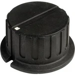 Otočný knoflík s ukazatelem SCI PN-38A(6.4mm), (Ø x v) 34.8 mm x 18 mm, s ukazatelem černá, 1 ks