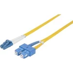 Optické vlákno kabel Intellinet 473996 [1x zástrčka LC - 1x zástrčka SC], 10.00 m, žlutá