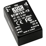 DC/DC měnič MeanWell SCW12A-12, +12 V/DC 1000 mA, 12 W