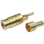 SMB konektor Telegärtner J01161A0761, 50 Ω, Push-Pull, zásuvka rovná