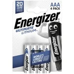 Lithiová baterie Energizer Hi Energy, typ AAA, 3 + 1 zdarma