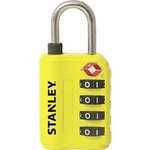 TSA visací zámek na heslo Stanley 81152 393 401, 30 mm, žlutá