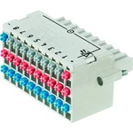 Zásuvkový konektor na kabel Weidmüller BL-I/O 3.50/30F PNP LED SN LTGY BX 1965970000, 42.00 mm, pólů 30, rozteč 3.50 mm, 20 ks