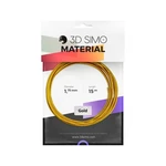 Náplň 3D SIMO REAL GOLD - zlatá 15m (G3D3008) filament (struna) • na 3D perá MultiPro a KIT2 • priemer 1,75 mm • v balení: 3× 5 m zlatá