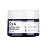 Q+A Activated Charcoal 50 g pleťová maska pro ženy na smíšenou pleť; na mastnou pleť; na problematickou pleť s akné; na rozjasnění pleti