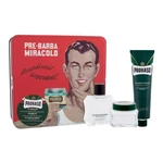 PRORASO Green dárková kazeta balzám po holení Green 100 ml + krém na holení Green 150 ml + krém před holením Green 100 ml + plechová dóza pro muže